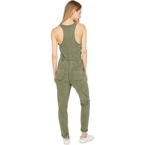  Paige Christy Utility Jumpsuit in Vintage Ivy Green
