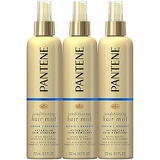 Pantene Conditioning Mist Detangler, Nutrient Boost, Pro-V Repair and Protect for Damaged Hair, 8.5 oz, 3 count