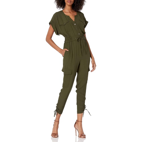  Parker Womens Cayman Tie Wait Utility Jumpsuit