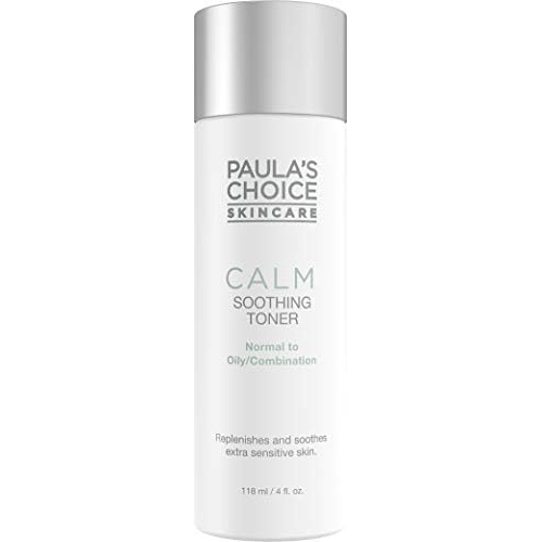 Paulas Choice Calm Redness Relief Toner, 4 Ounce Bottle, for Oily/Combination Sensitive Skin. Packaging May Vary.