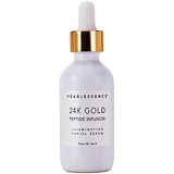 Pearlessence Pearlessenece 24k Gold Peptide Infusion Illuminating Facial Serum - Moisturizes and Helps Repair, Revitalize, and Brighten Skin for a Radiant, Youthful Glow | Made in USA