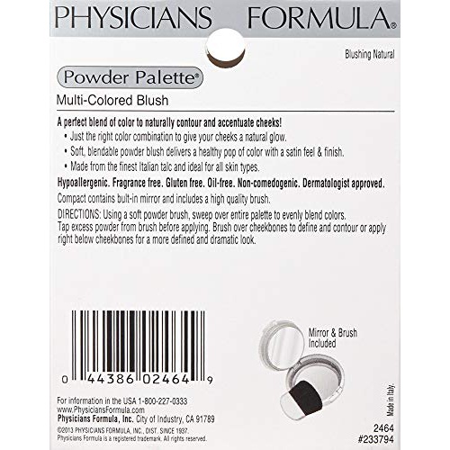  Physicians Formula Powder Palette Blush, Blushing Natural, 0.17 Ounce