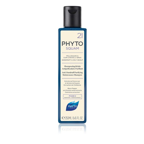  Phyto squam Anti-Dandruff Purifying Maintenance Shampoo, 8.45 Fl Oz