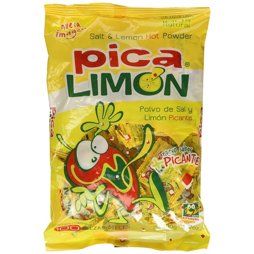  Pica Limon Candy, 7-ounce (100 Pieces)