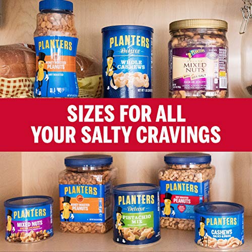  Planters Salted Cocktail Peanuts, 35 ounce Resealable Jar - Heart Healthy Salted Peanuts - A Good Source of Essential Nutrients - Made with Simple Ingredients - Kosher