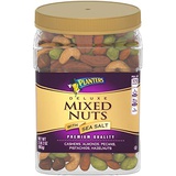 Planters Deluxe Mixed Nuts (34 oz Canister) | Variety Mixed Nuts with Cashews, Almonds, Pecans, Pistachios, Hazelnuts & Sea Salt
