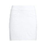 Back-Pleated Stretch Skort