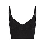 Cable-Knit Wool-Cashmere Bralette