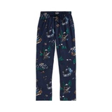 Scenic-Print Flannel Pajama Pant