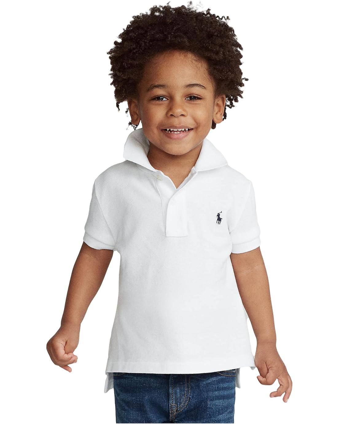 폴로 랄프로렌 Polo Ralph Lauren Kids Cotton Mesh Polo Shirt (Toddler)