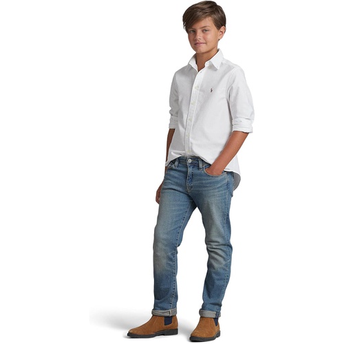 폴로 랄프로렌 Polo Ralph Lauren Kids Hampton Straight Stretch Jeans (Big Kids)
