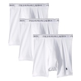 Polo Ralph Lauren Classic Fit w/ Wicking 3-Pack Boxer Briefs