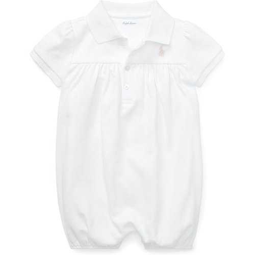 폴로 랄프로렌 Polo Ralph Lauren Kids Interlock Bubble Shortall (Infant)