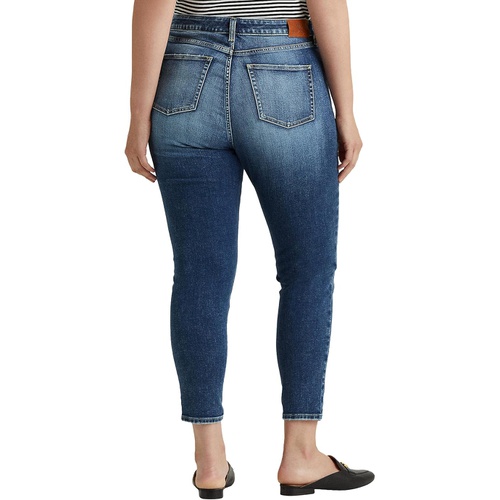 폴로 랄프로렌 LAUREN Ralph Lauren Plus Size Mid-Rise Straight Ankle Jeans