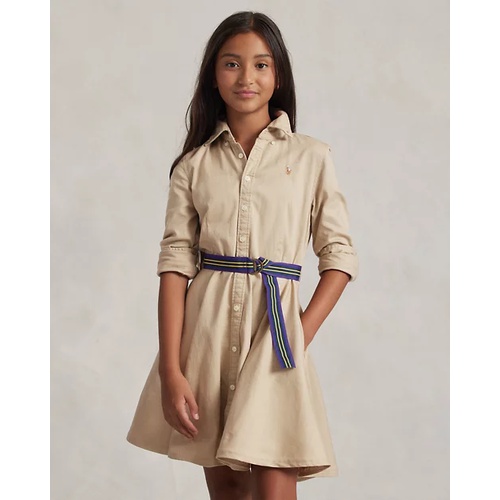 폴로 랄프로렌 Belted Cotton Chino Shirtdress