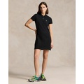 Cotton Mesh Polo Dress