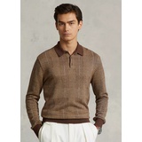 Glen Plaid Cotton-Blend Sweater