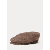 Wool Herringbone Newsboy Hat