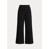 Cropped Pleated Ponte Pant