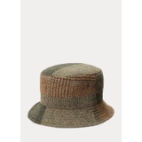 Wool Tweed Patchwork Bucket Hat
