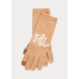 Intarsia-Knit Logo Tech Gloves