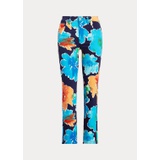 Floral High-Rise Straight Ankle Jean
