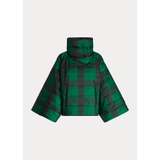 Plaid Quilted Poncho