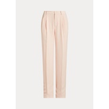 Pleated Double-Faced Georgette Pant