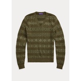 Fair Isle Linen-Blend Sweater