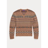 Hand-Knit Cashmere-Blend Sweater