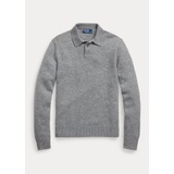 Cashmere Polo-Collar Sweater
