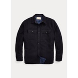 Quilted Wool Melton Overshirt