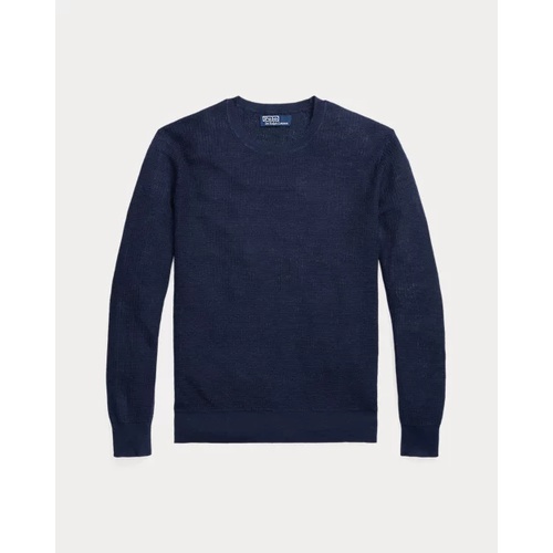 폴로 랄프로렌 Textured Linen Crewneck Sweater