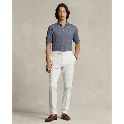폴로 랄프로렌 Classic Fit Cotton-Linen Mesh Polo Shirt