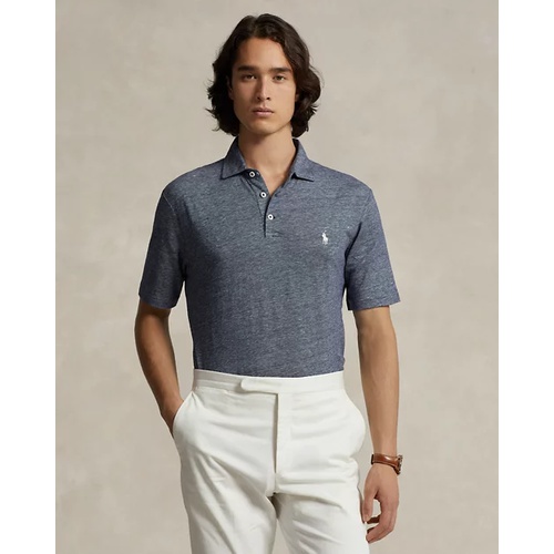 폴로 랄프로렌 Classic Fit Cotton-Linen Mesh Polo Shirt