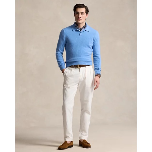 폴로 랄프로렌 Cashmere Polo-Collar Sweater