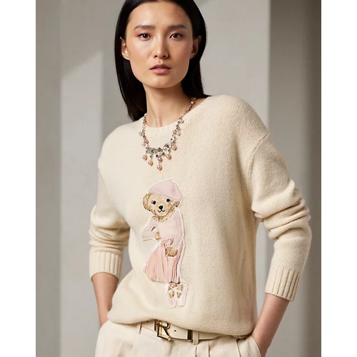 폴로 랄프로렌 Ballet Polo Bear Cashmere Sweater