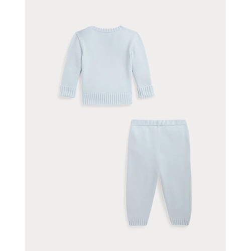 폴로 랄프로렌 Polo Bear Cotton Sweater & Pant Set