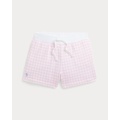 Gingham French Terry Short