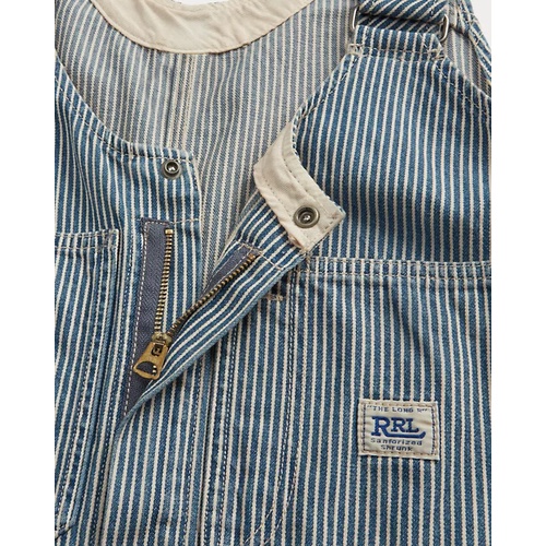 폴로 랄프로렌 Indigo Hickory-Stripe Twill Overall