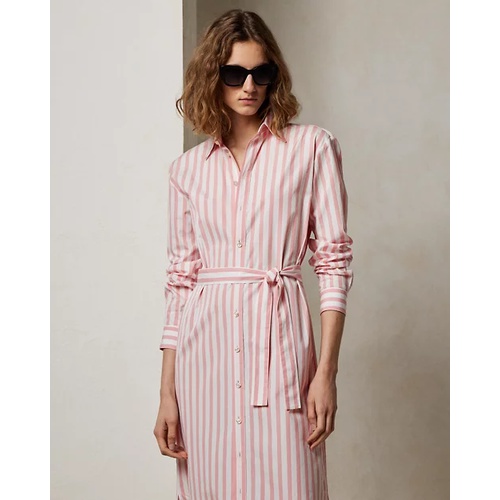 폴로 랄프로렌 Ysabella Striped Cotton Day Dress