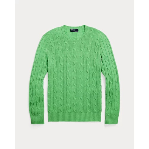 폴로 랄프로렌 The Iconic Cable-Knit Cashmere Sweater