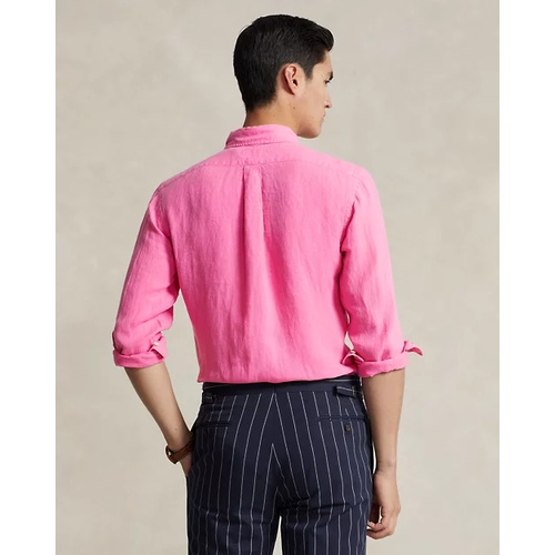 폴로 랄프로렌 Custom Fit Garment-Dyed Linen Shirt