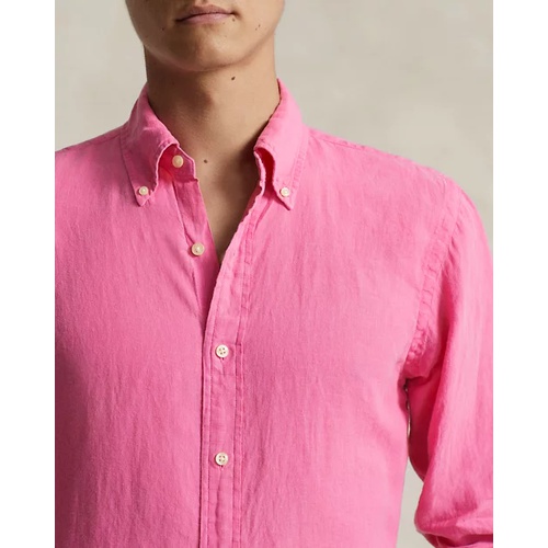 폴로 랄프로렌 Custom Fit Garment-Dyed Linen Shirt