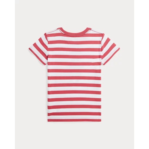 폴로 랄프로렌 Striped Polo Bear Cotton Jersey Tee