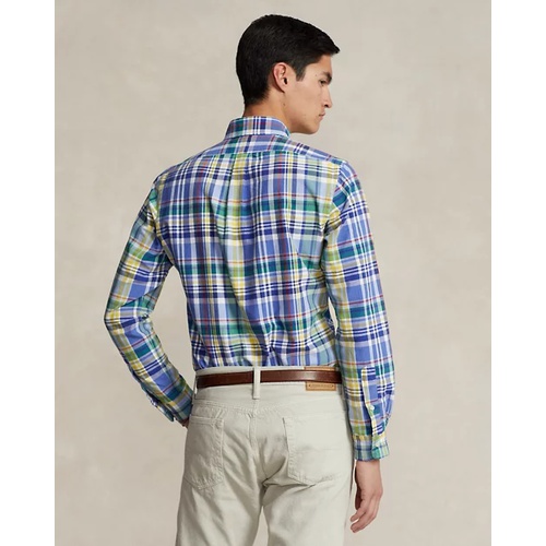 폴로 랄프로렌 Classic Fit Plaid Oxford Shirt