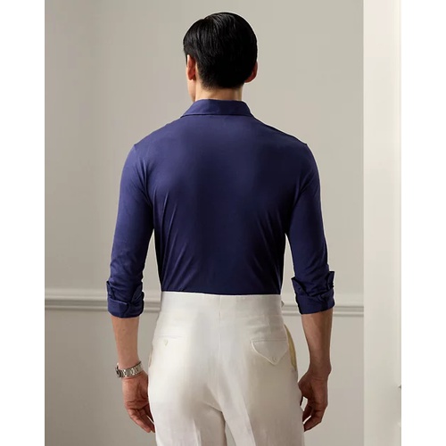 폴로 랄프로렌 Lisle Pocket Long-Sleeve Polo Shirt