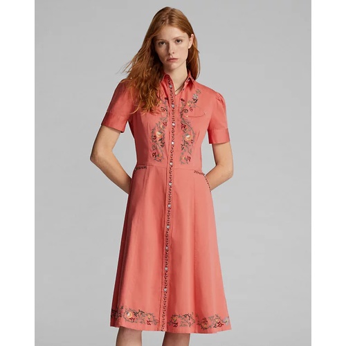 폴로 랄프로렌 Embroidered Sateen Dress