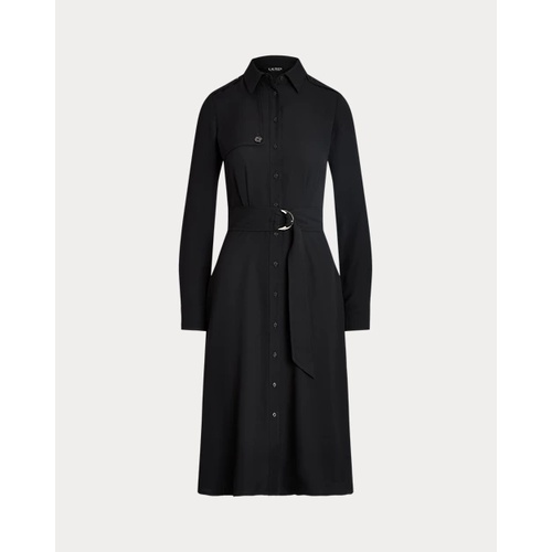 폴로 랄프로렌 Belted Double-Faced Georgette Shirtdress