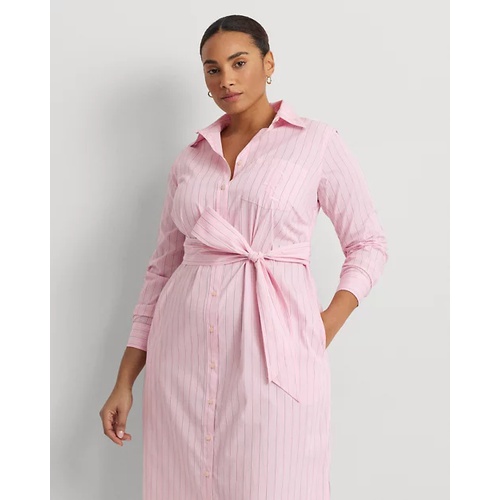 폴로 랄프로렌 Striped Belted Broadcloth Shirtdress